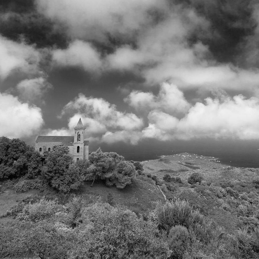Corsican Church Photograph by Brad Brizek