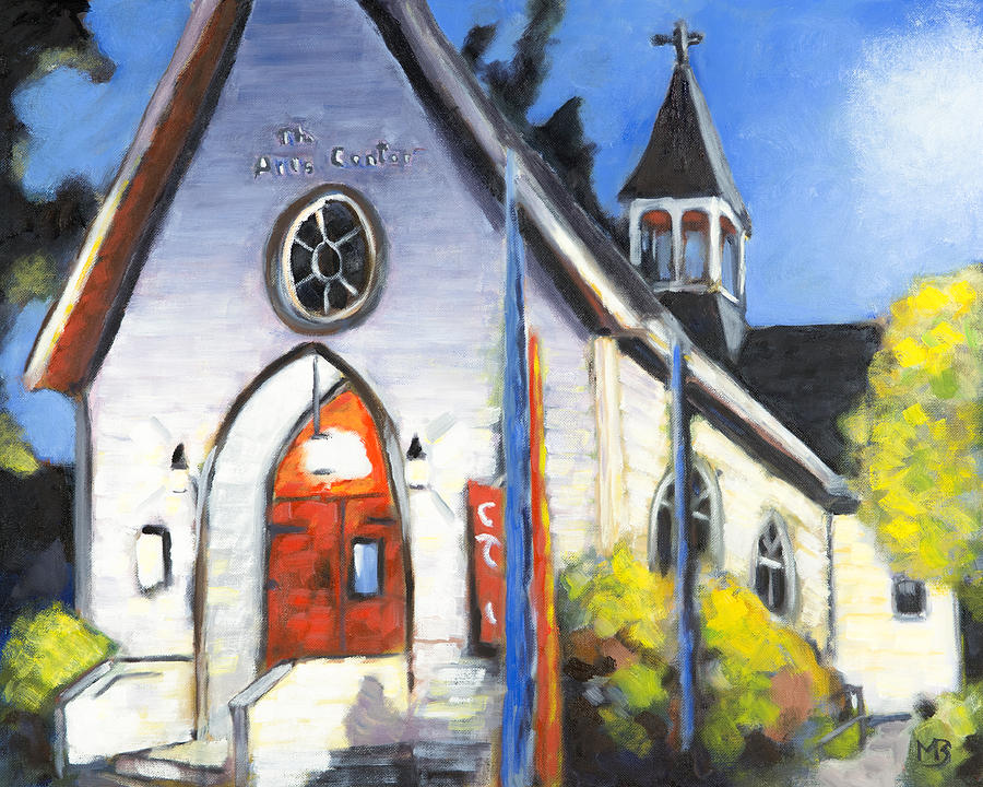 Corvallis Arts Center Painting by Mike Bergen