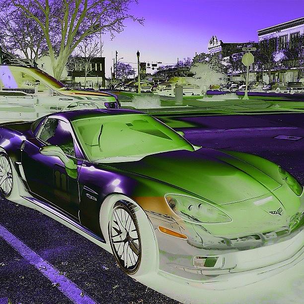 Car Photograph - Corvette - Georgetown, Texas: by Jimmy Aldridge