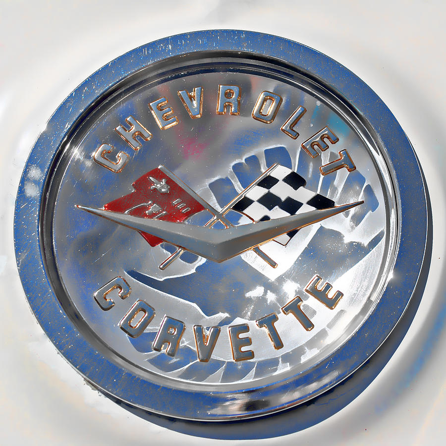 Corvette 1958 Emblem Wowc Photograph