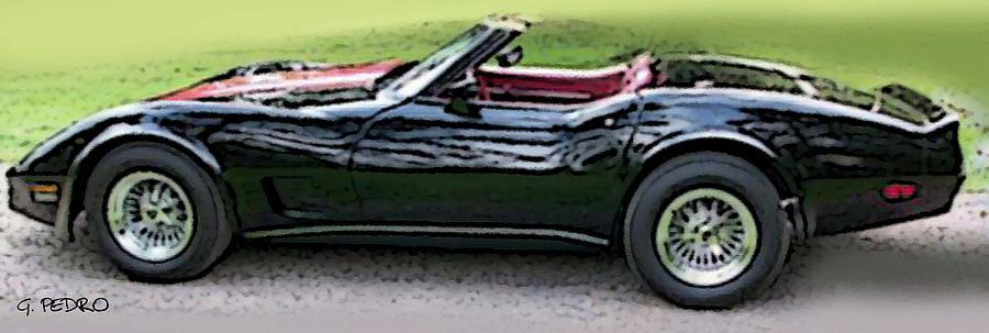 Corvette Convertible Painting