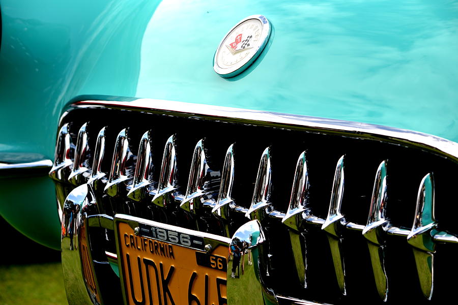 Corvette in Turquoise Photograph by Dean Ferreira