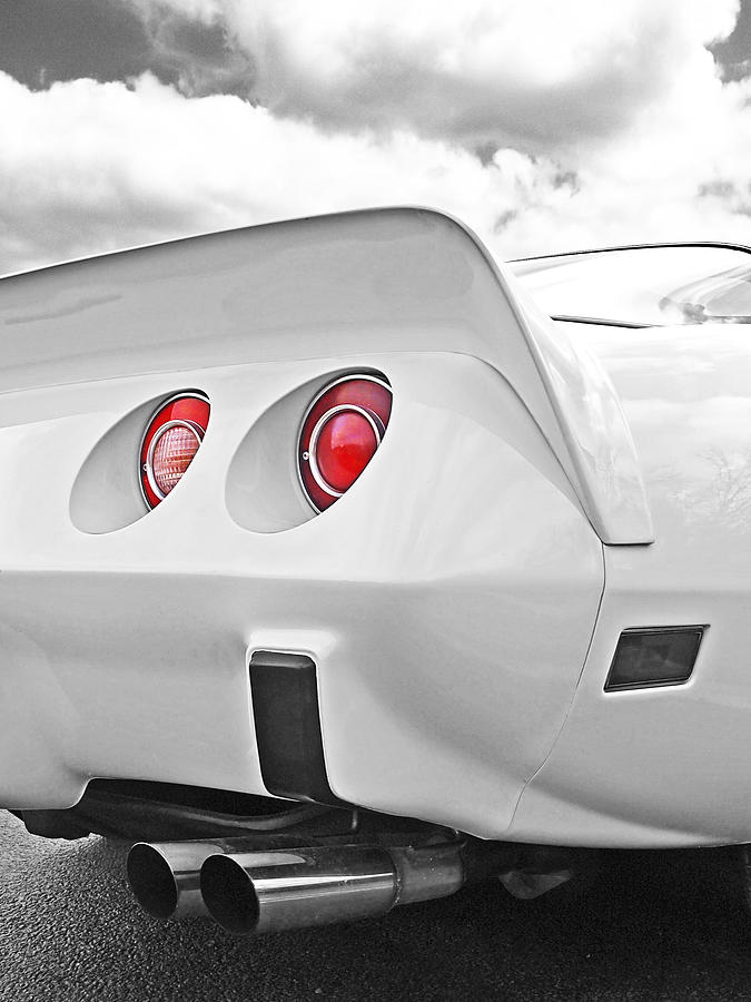 Corvette Rear Lights Photograph by Gill Billington