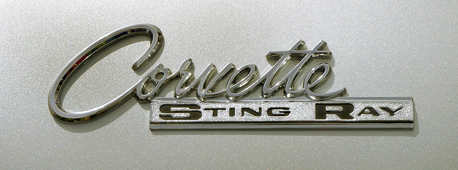 Corvette Stingray Emblem Photograph by Mike McGlothlen