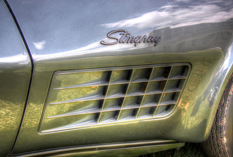 Corvette Stingray Side Vent Photograph by Ann Higgens - Pixels