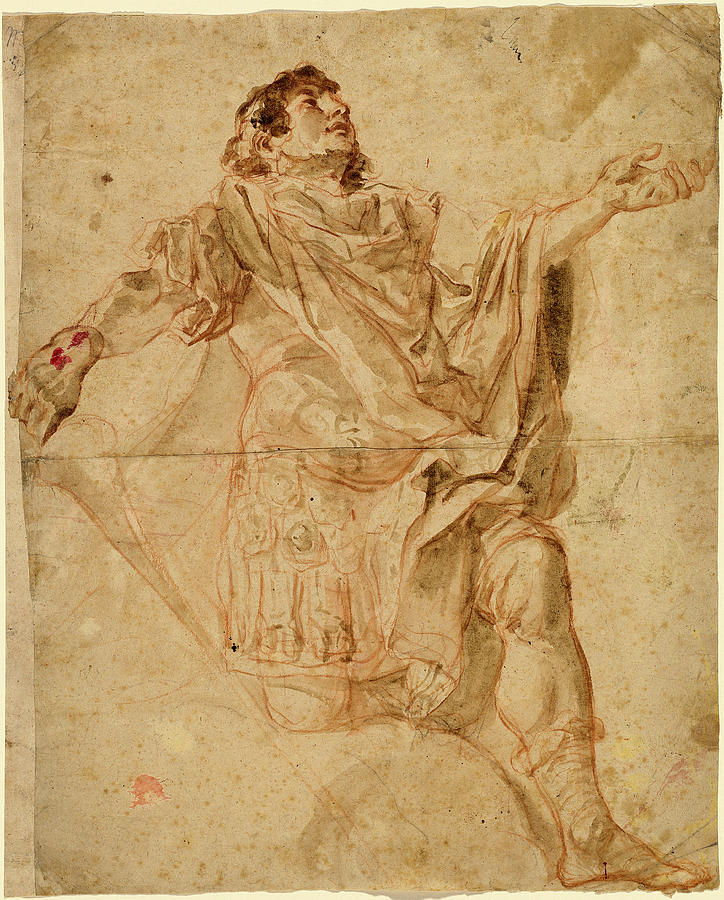 Cosmas Damian Asam German, 1686 - 1739 Drawing by Quint Lox - Pixels