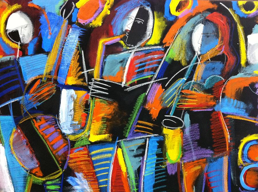 Cosmic Birth Of Jazz Painting