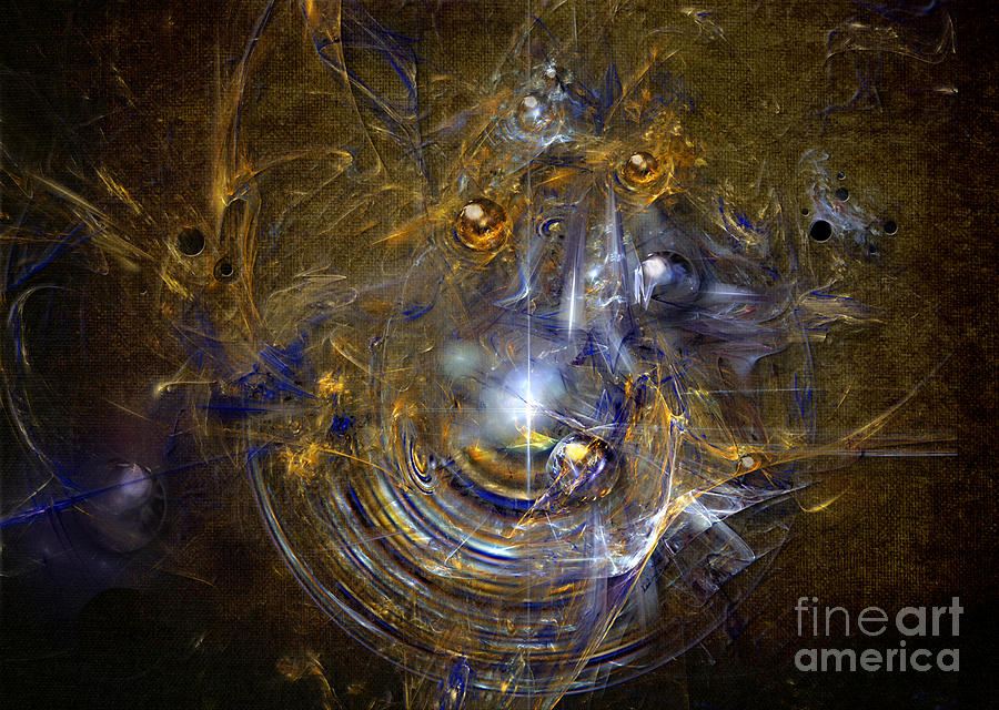 Cosmic Bubbles Painting by Alexa Szlavics
