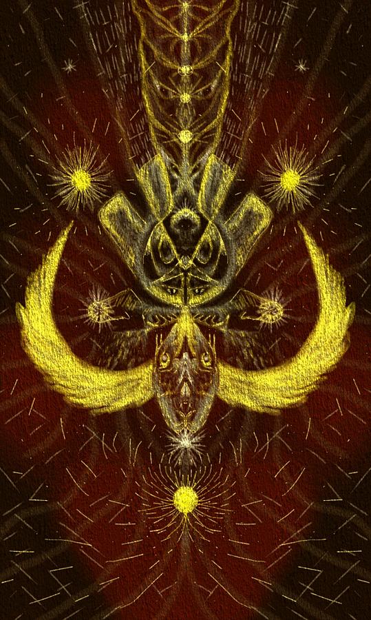Cosmic Digital Art - Cosmic Fallout by Michael African Visions Cosmic Digital Art - Cosmic Fallout by Michael African Visions