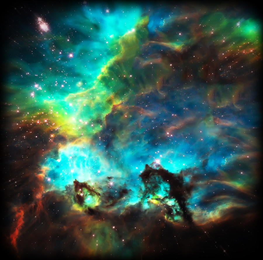 Space Photograph - Cosmic Cradle 1 Star Cluster NGC 2074 by Jennifer Rondinelli Reilly - Fine Art Photography