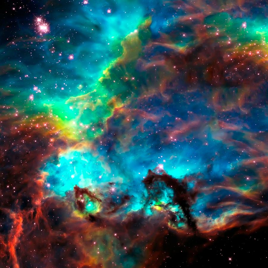 Space Photograph - Cosmic Cradle 2 Star Cluster NGC 2074 by Jennifer Rondinelli Reilly - Fine Art Photography