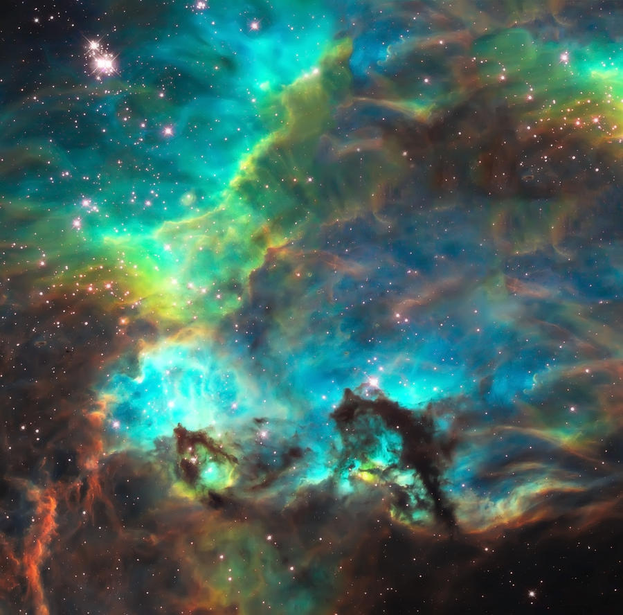 Space Photograph - Cosmic Cradle 3 Star Cluster NGC 2074 by Jennifer Rondinelli Reilly - Fine Art Photography
