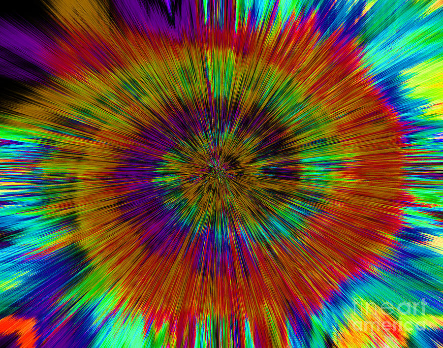 Cosmic Explosion Digital Art by Leslie Cruz - Fine Art America