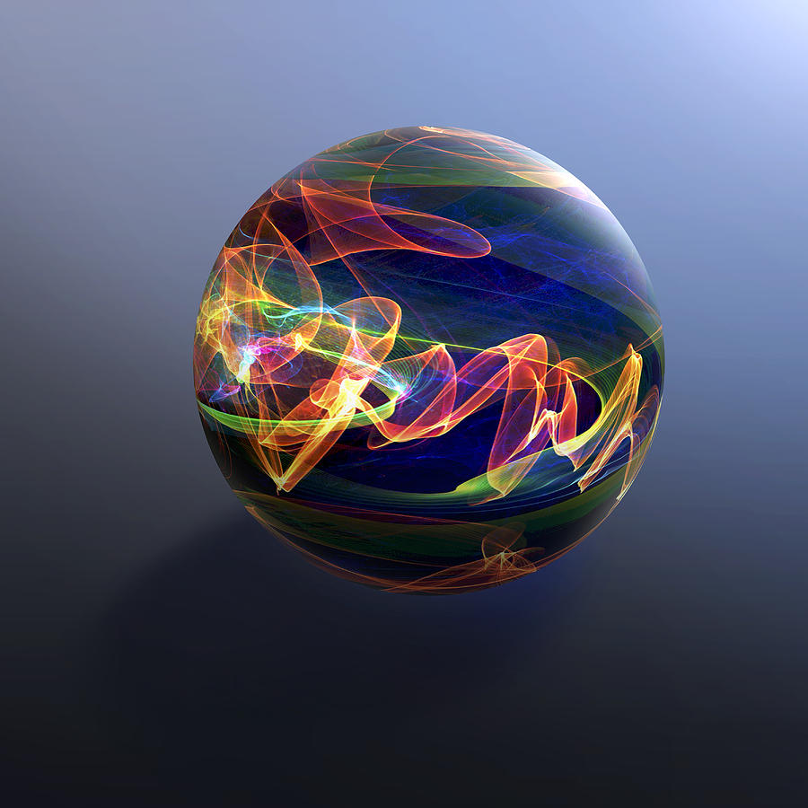 Cosmic Marble Digital Art by Rick Wicker