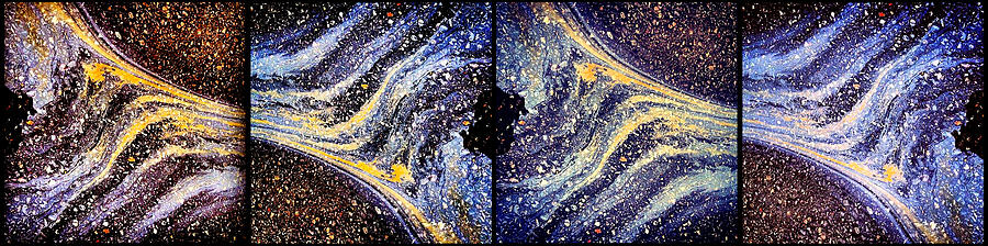 Cosmic Oil Panel Photograph by KG Thienemann