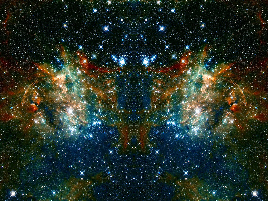 Space Photograph - Cosmic Phoenix  by Jennifer Rondinelli Reilly - Fine Art Photography