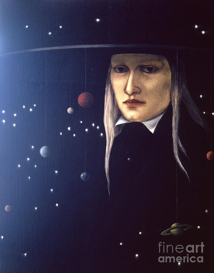 Cosmic Pilgrim Painting by Jane Whiting Chrzanoska