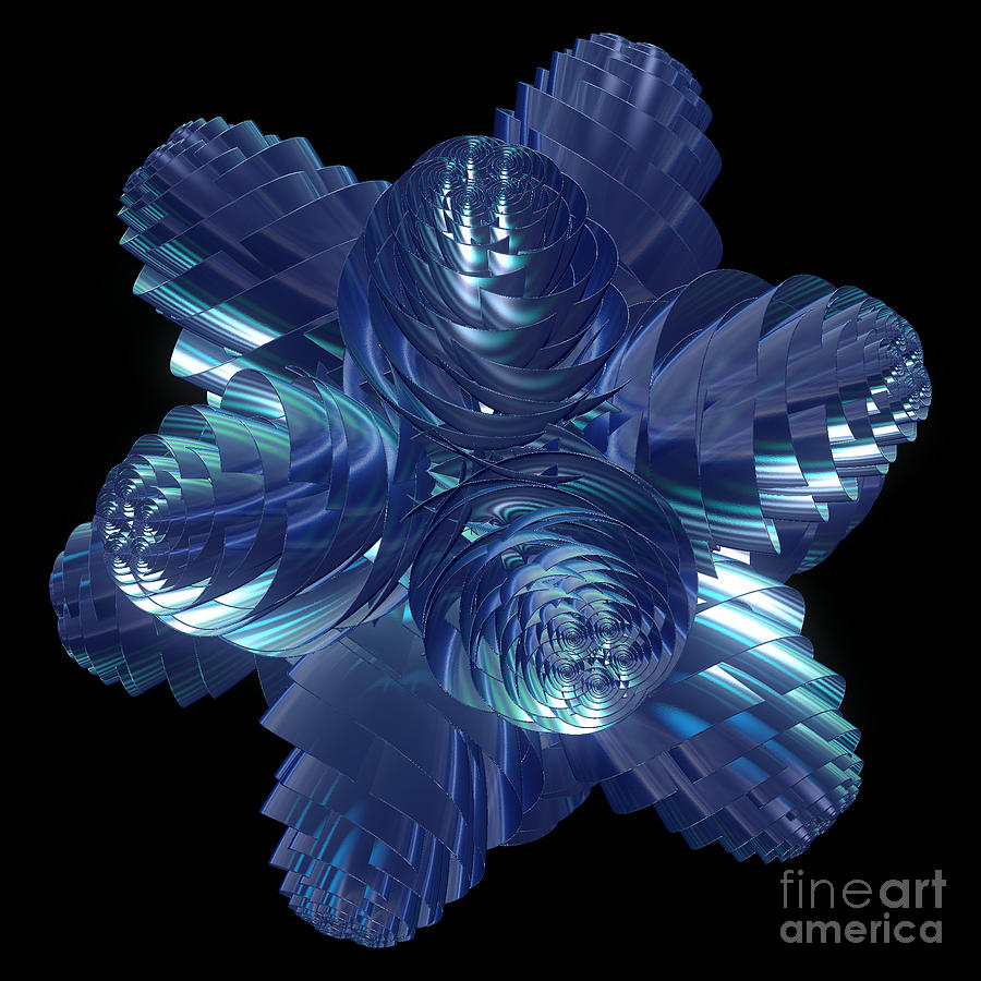 Abstract Digital Art - Cosmic Pine Cones by jammer by First Star Art