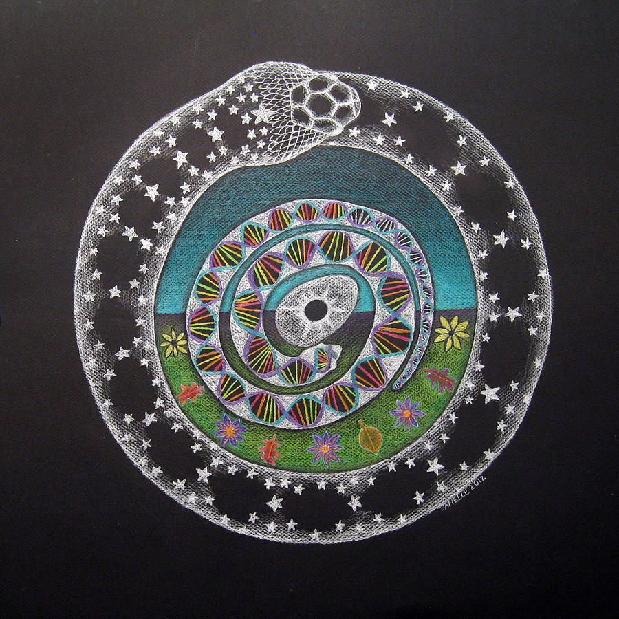 Cosmic Serpent color by Janelle Schneider Cosmic Serpent color by Janelle Schneider