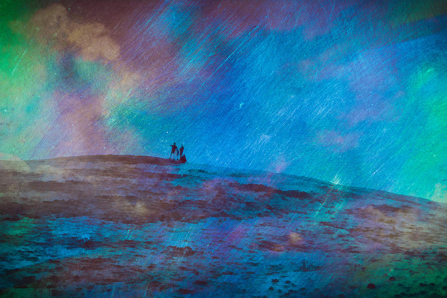 Cosmic Sky Gazing Art Digital Art by Priya Ghose
