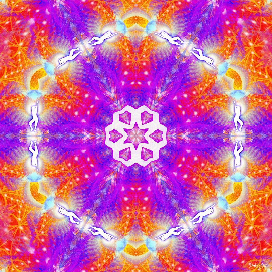 Cosmic Spiral Kaleidoscope 48 Digital Art by Derek Gedney | Fine Art ...