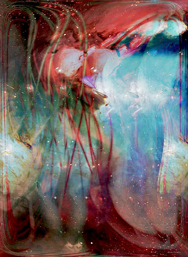 Cosmic String Digital Art by Linda Sannuti