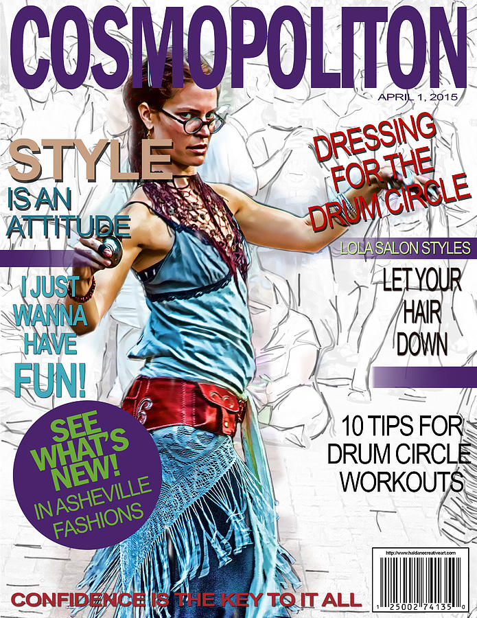Cosmopolitan Faux Cover Digital Art by John Haldane