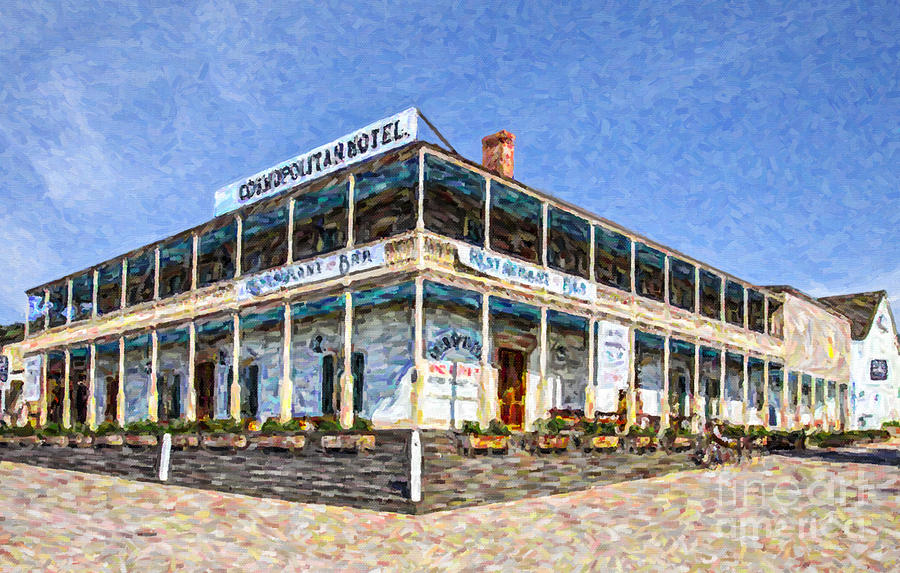 Cosmopolitan Hotel Old Town San Diego USA Digital Art by Liz Leyden