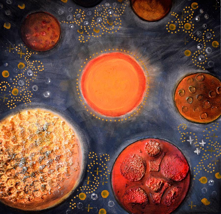 Space Painting - Cosmos by Lindy Powell