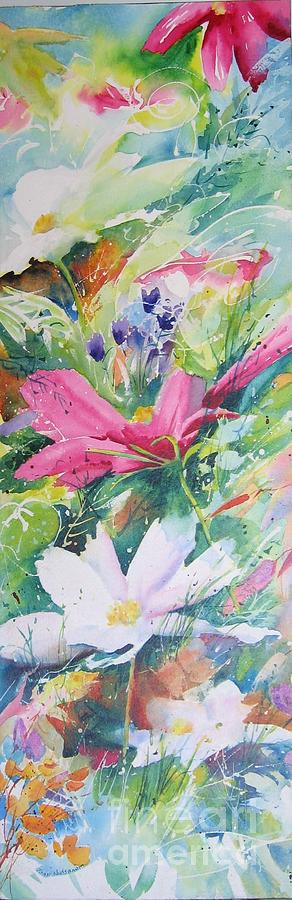 Watercolour Painting - Cosmos Lll by John Nussbaum Watercolour Painting - Cosmos Lll by John Nussbaum