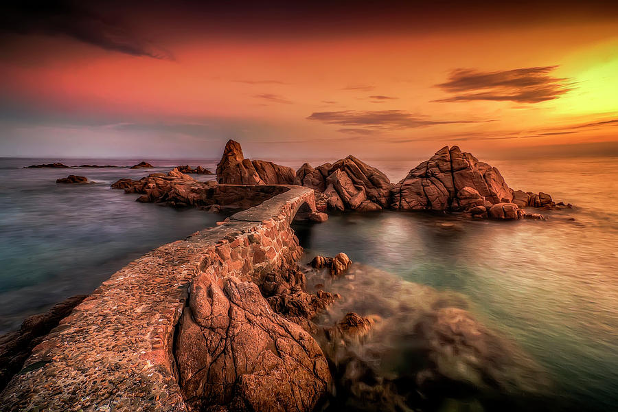 Sunset Photograph - Costa Brava by Roser Gimeno