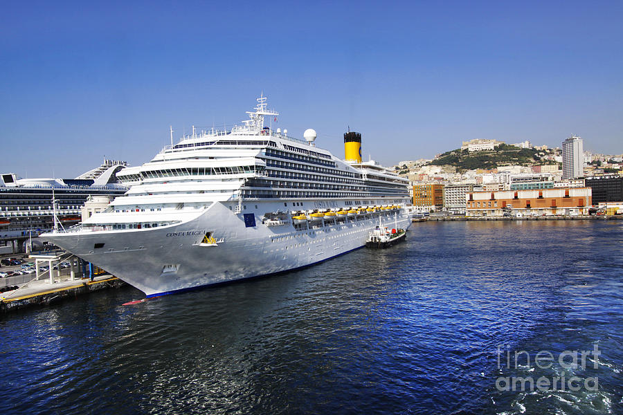 Summer Photograph - Costa Cruise Ship by Stefano Senise