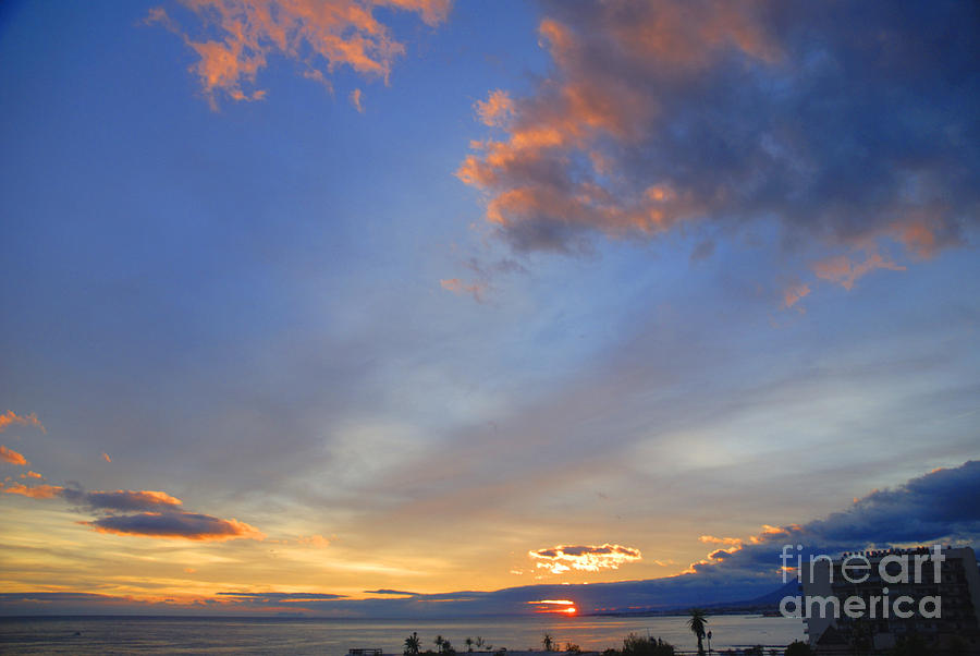 Costa del Sol Sunset Photograph by Brenda Kean