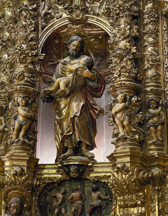 Costa, Pablo 1672-1728. Main Altarpiece Photograph by Everett Costa, Pablo 1672-1728. Main Altarpiece Photograph by Everett