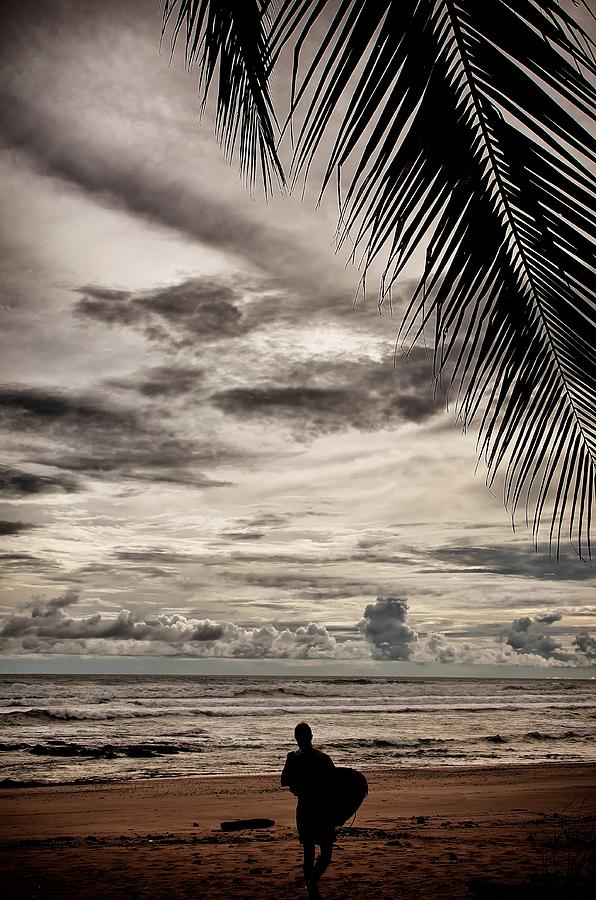 Nature Photograph - Costa Rica Surfer by Gary Campbell