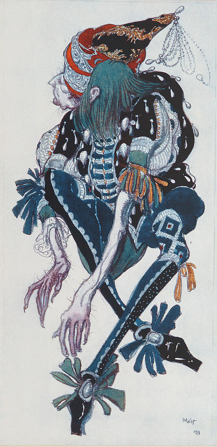 Costume Design For The Pageboy Drawing by Leon Bakst - Pixels