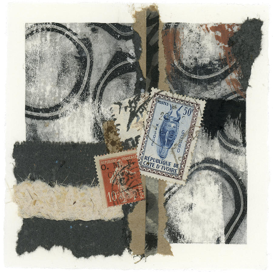 Stamp Photograph - Cote dIvoire by Carol Leigh