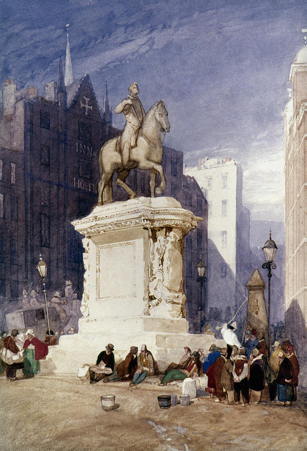 Cotman King Charles Painting by Granger