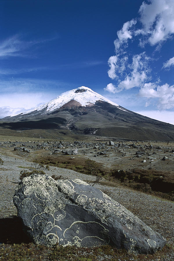 Cotopaxi Volcano Above Andean Plateau Photograph by Tui De Roy