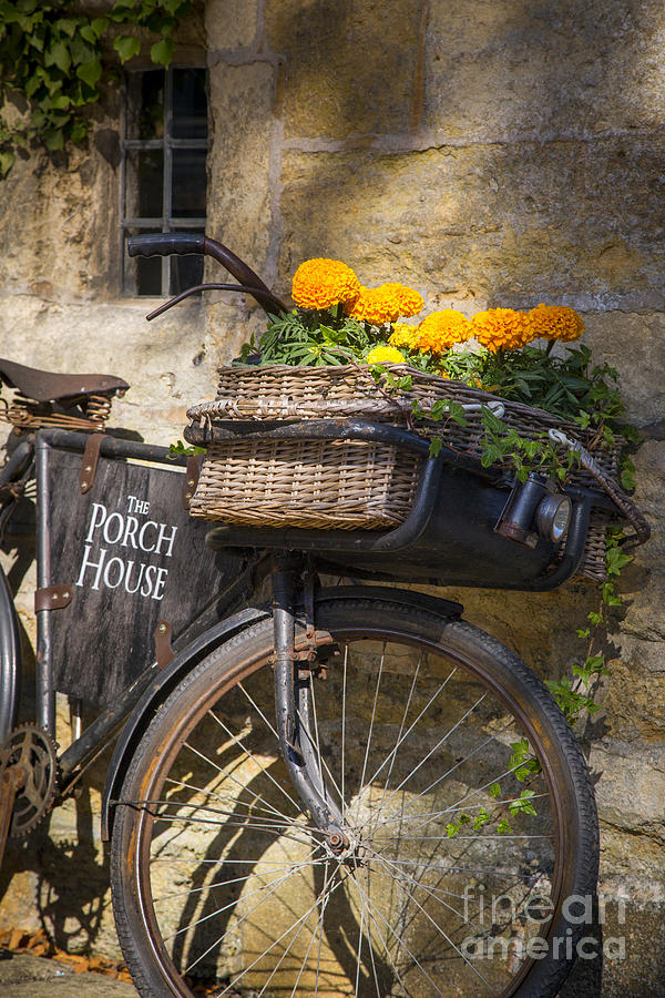 Cotswolds Bicycle Photograph by Brian Jannsen