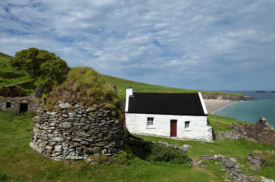 Cottage And Deserted Cottages On Great Photograph by Panoramic Images