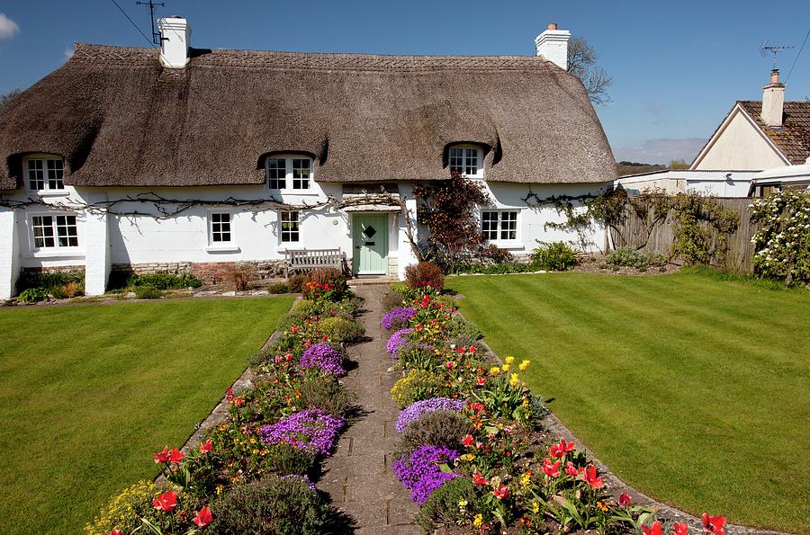 Cottage And Garden Photograph by Bob Gibbons