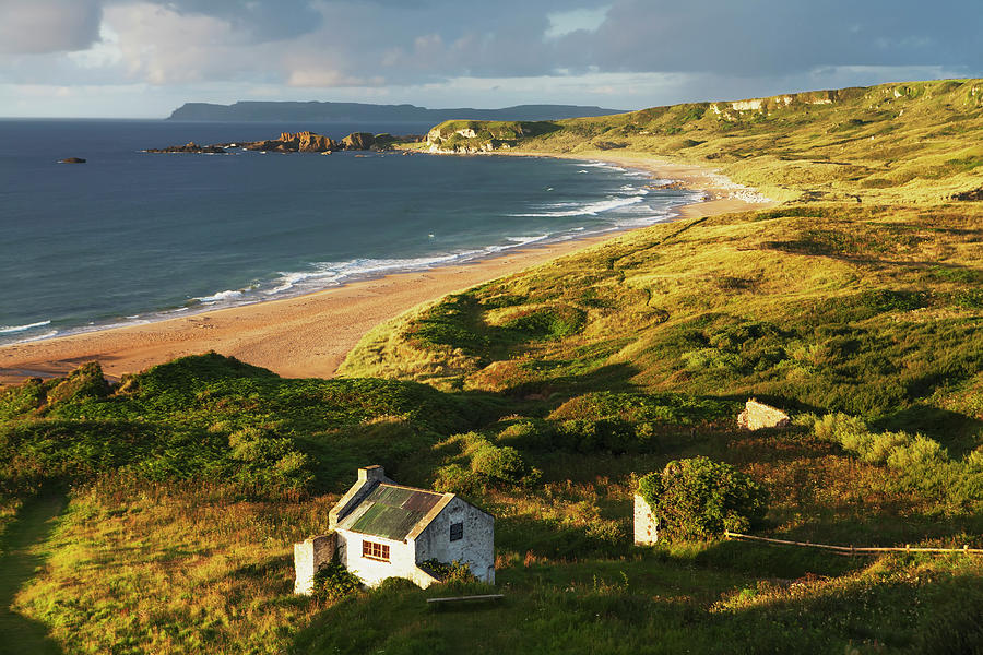Cottage At White Bay  County Antrim Photograph by Carl Bruemmer