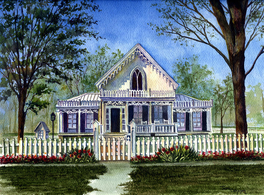 Cottage Charm Painting by Terri  Meyer