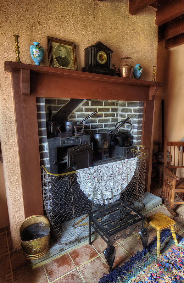 Cottage Fire Place Photograph by Ian Mitchell
