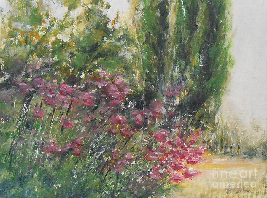 Cottage Garden 2 Painting by Jane See