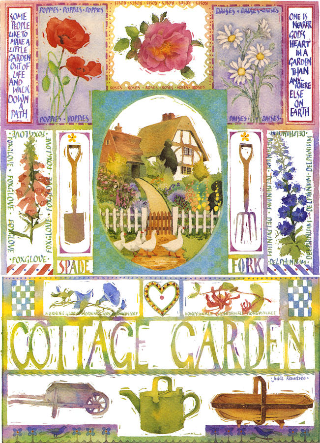 Cottage Garden Photograph by MGL Meiklejohn Graphics Licensing