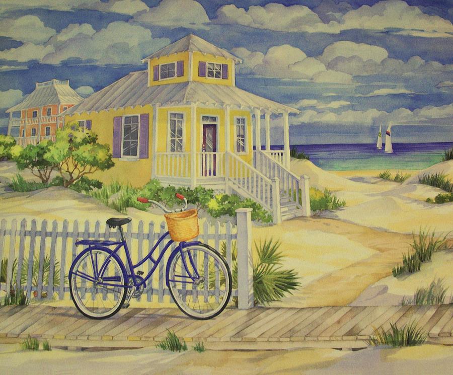 Cottage On The Beach  Painting by Movie Poster Prints