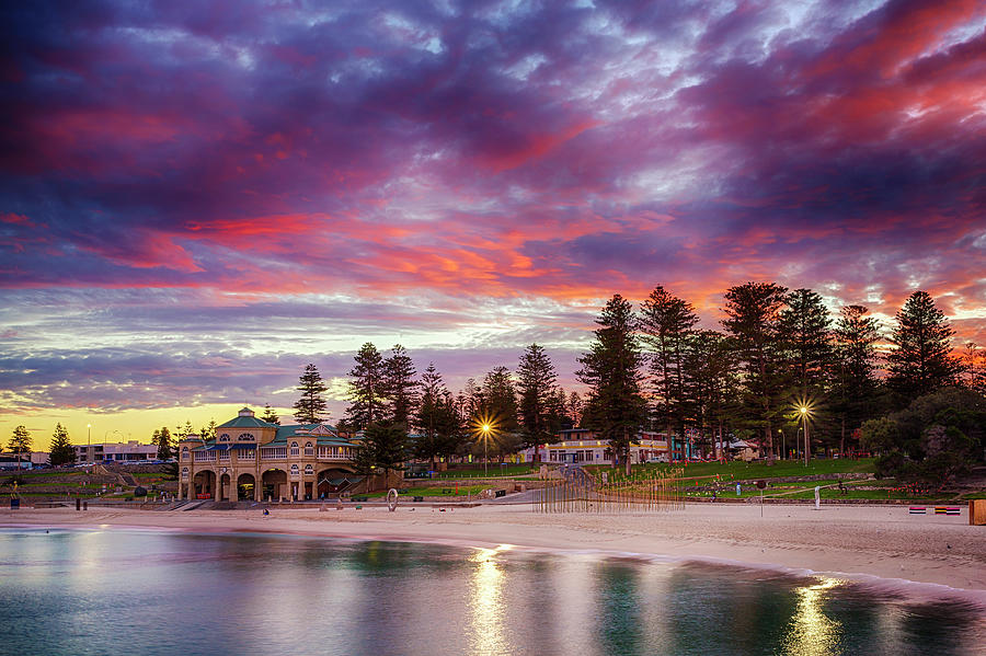 Cottesloe Sunrise, Perth, Western Photograph by Simon Phelps Photography