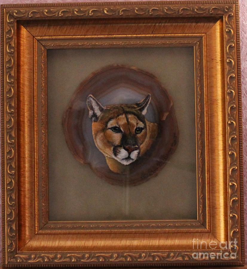 The Mountain Lion #1 Painting by Bob Williams